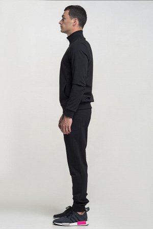 Куртка Ткань:Футер Lux,мужская куртка на молнии с карманам, воротник-стойка