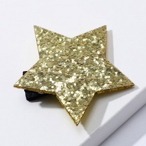 Заколка-звёздочка для волос «Super star», 5,5 х 1 см