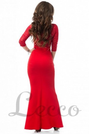 Платье Материал: креп-дайвинг + гипюр
Длина : 153 см.
Длина рукава: 40 см.
Цвет: красный