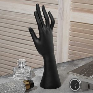 Подставка для украшений «Рука» 7,5x6x24, цвет чёрный
