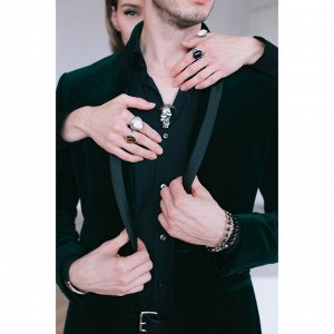 Цепочка на руку мужская «Атлант», оковы, 22 см, цвет серебро