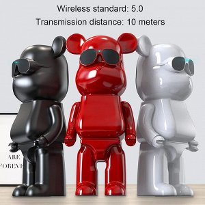Беспроводная колонка Bearbrick Медведь Брикли портативный динамик BT, AUX, TF, Флешка