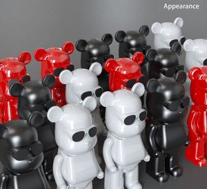 Беспроводная колонка Bearbrick Медведь Брикли портативный динамик BT, AUX, TF, Флешка