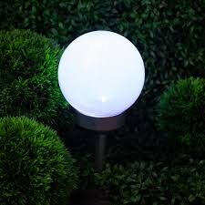 Садовый светильник на солнечной батарее "шар"