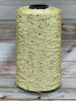 Пряжа 55 гр., PAILLETTES 3мм 100% полиакрил 700м/100г Желтые