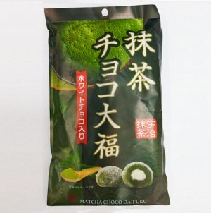 Японское пироженое моти со вкусом зеленого чая матча Mochi Matcha / Маття 130 гр