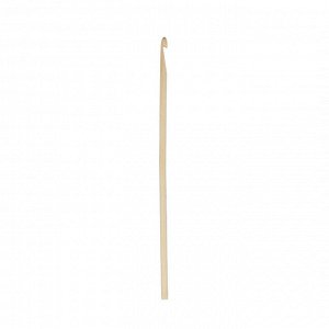 Крючок для вязания бамбуковый 15см d3.0