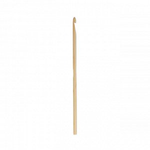 Крючок для вязания бамбуковый 15см d5.0