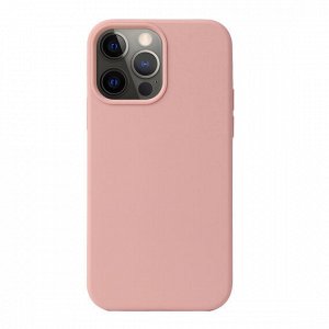 Чехол iPhone 13 Liquid Silicone FULL (вишнево-розовый)