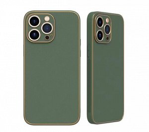 Чехол iPhone 13 Sunny Leather (темно-зеленый) recommended