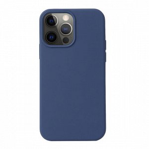 Чехол iPhone 13 Liquid Silicone FULL (темно-синий) recommended