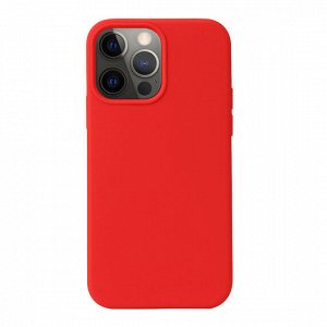Чехол iPhone 13 Liquid Silicone FULL (красный)