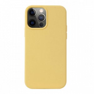 Чехол iPhone 13 Liquid Silicone FULL (желтый) recommended