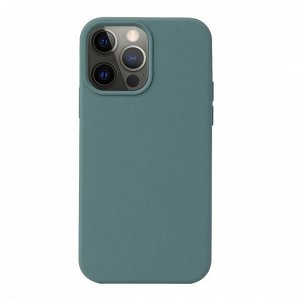Чехол iPhone 13 Liquid Silicone FULL (темно-зеленый) recommended