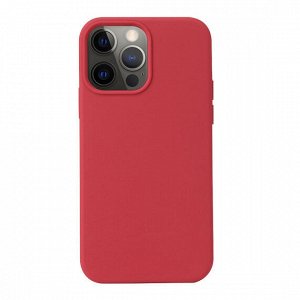 Чехол iPhone 13 Liquid Silicone MagSafe FULL (красно-пурпурный) recommended