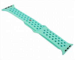 Ремешок Watch Series 42mm/44mm/45mm силиконовый Nike band светло-зеленый #28