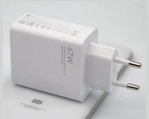 СЗУ-1USB Xiaomi 67W, hi-copy, белый MDY-12-EU 67W