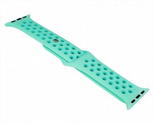 Ремешок Watch Series 38mm/40mm/41mm силиконовый Nike band светло-зеленый #28