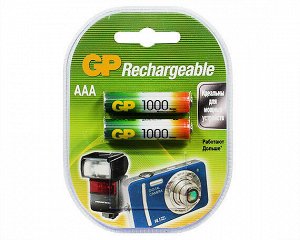 Аккумулятор AAA GP HR03 2-BL 1000mAh цена за 1 упаковку
