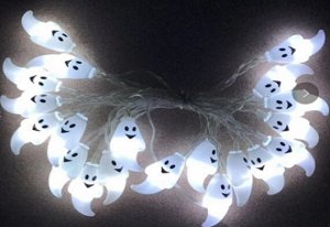 Гирлянда Привидения, 3м, 20 лампочек, USB