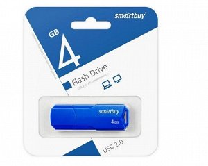 USB Flash SmartBuy CLUE 4GB синий, SB4GBCLU-BU