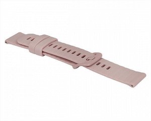 Ремешок Samsung/Huawei/Amazfit Bip/GTS 20mm силиконовый Wheels metal button розовый #8