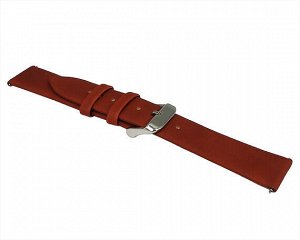 Ремешок Samsung/Huawei/Amazfit Bip/GTS 20mm leather band кожаный коричневый #5