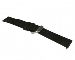 Ремешок Samsung/Huawei/Amazfit Bip/GTS 20mm leather band кожаный черный #8
