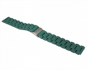 Ремешок Samsung/Huawei/Amazfit Bip/GTS 20mm 3-bead пластик пастельный-зеленый