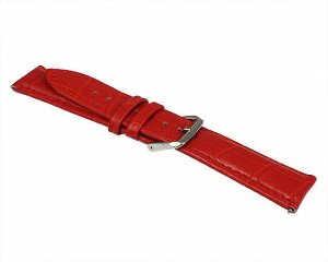 Ремешок Samsung/Huawei/Amazfit Bip/GTS 20mm crocodile leather band кожаный красный #9