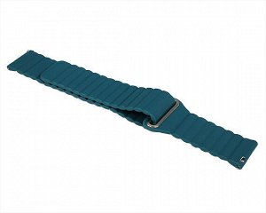 Ремешок Samsung/Huawei/Amazfit Bip/GTS 20mm leather loop синий #6