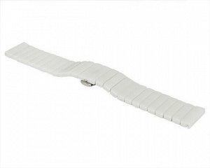 Ремешок Samsung/Huawei/Amazfit Bip/GTS 20mm Ceramic band белый