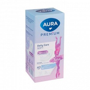 Аура Прокладки женские ежедневные ультратонкие Aura Premium Light 40 шт