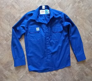 Куртка-рубашка из термостойкой антиапастротической ткани Нормакс для защиты от термическая рисков электрической дуги  Размер 50-52 