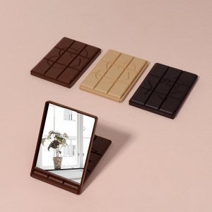 Зеркало складное «Шоколадное чудо», 10 x 7 см, рисунок МИКС