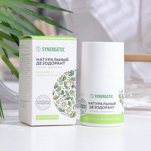 SYNERGETIC Натуральный дезодорант «Бергамот - зеленый лайм», 50 мл
