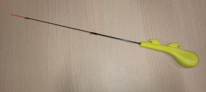 Удочка зимняя PROFILUX Профи, телескопическая, М-мягкая, желтая ручка
