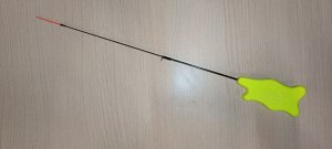 Удочка зимняя PROFILUX телескопическая, универсальная, мягкая, желтая ручка
