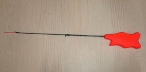 Удочка зимняя PROFILUX телескопическая, универсальная, С-среднежесткая, красная ручка