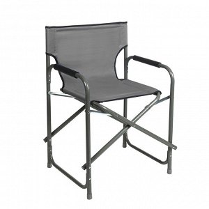 Кресло KUTBERT, В80*Ш55*Г50, складное, подлокотн., стальн. каркас, до 110 кг, цв.серый(1813)(41-015