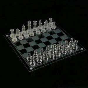 Шахматы стеклянные «Сувенирные», доска 35x35 см