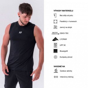 Мужская майка NEBBIA Functional Sporty Tank Top "Power" (Цвет тёмно-синий)(322)