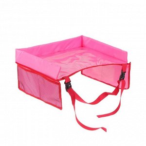 Столик-органайзер для детского автокресла TORSO, розовый, 35 х 50 см