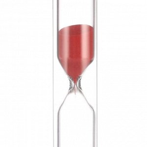 Песочные часы "Ламбо", на 3 минуты, 9 х 2.5 см, красные