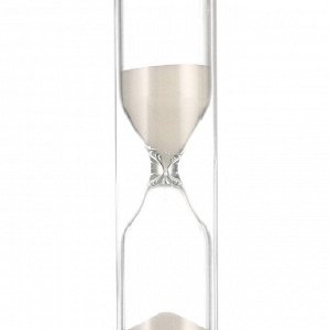 Песочные часы "Ламбо", на 10 минут, 9 х 2.5 см, белые