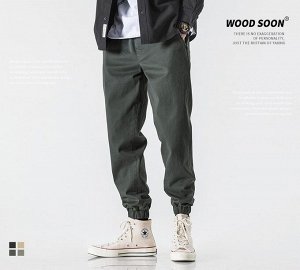 Мужские брюки джоггеры с утеплителем "WOOD SOON"