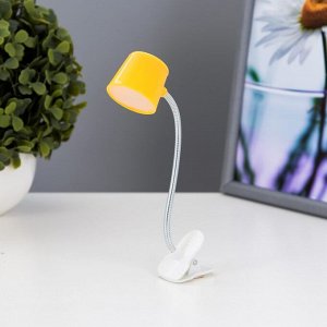 Лампа на прищепке LED "Прожектор" для чтения, от батареек МИКС 14х4х3,8 см RISALUX
