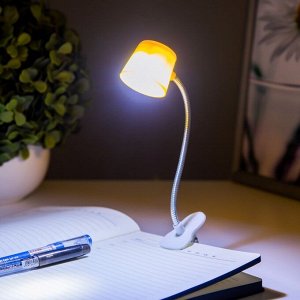 Лампа на прищепке LED "Прожектор" от батареек МИКС 14х4х3,8 см RISALUX