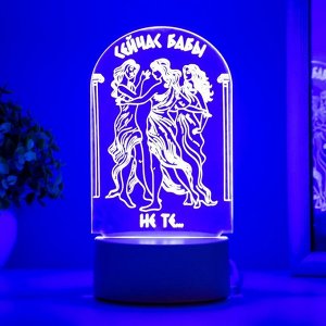 Светильник "Грация" LED белый 10х9,5х16 см RISALUX