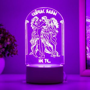 Светильник "Грация" LED белый 10х9,5х16 см